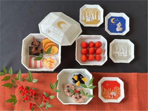 Yamaka山加 X Moomin 八角小碟子 (拆賣) 