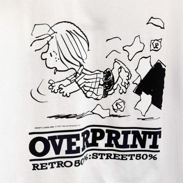 《PEANUTS × OVERPRINT》聯名佩蒂T恤 