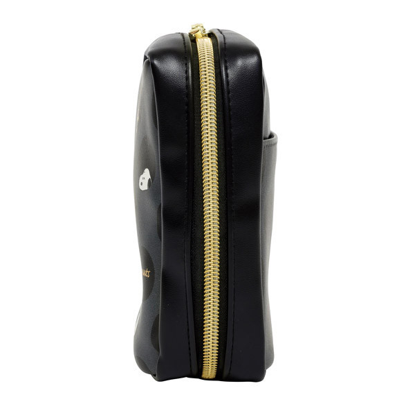 史努比點點皮革方形收納包 