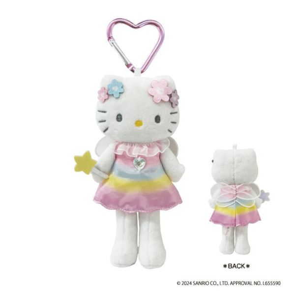 Sanrio Kitty長腿系列登山扣玩偶吊飾 