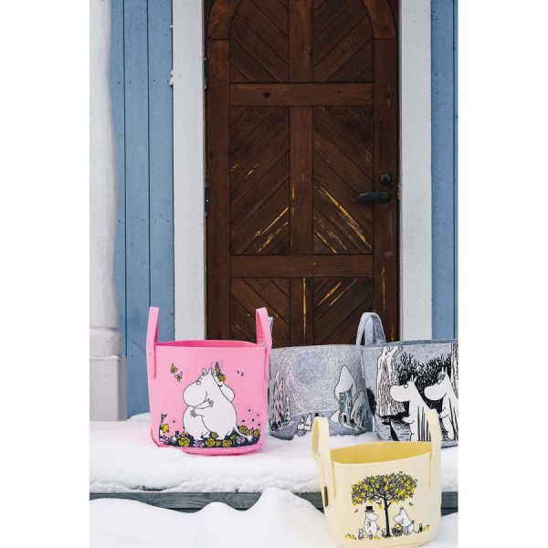 muurla X Moomin 環保再生毛氈圓桶收納籃 