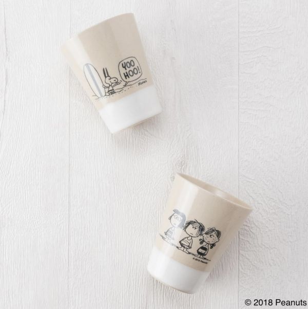 Mashico x Peanuts 史努比70年代益子燒茶杯(三款) 