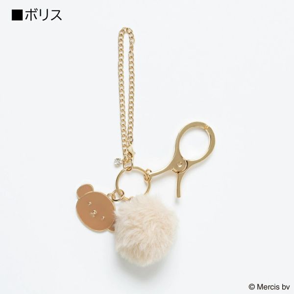 Boris熊 手套夾鑰匙圈 