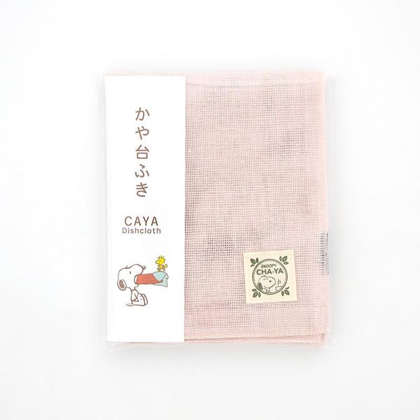 Snoopy茶屋標籤刺繡蚊帳家事布 