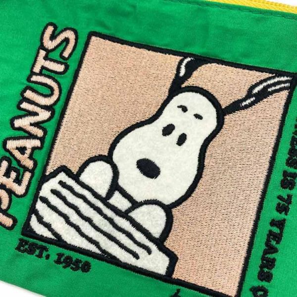 PEANUTS 75週年刺繡七彩收納包 