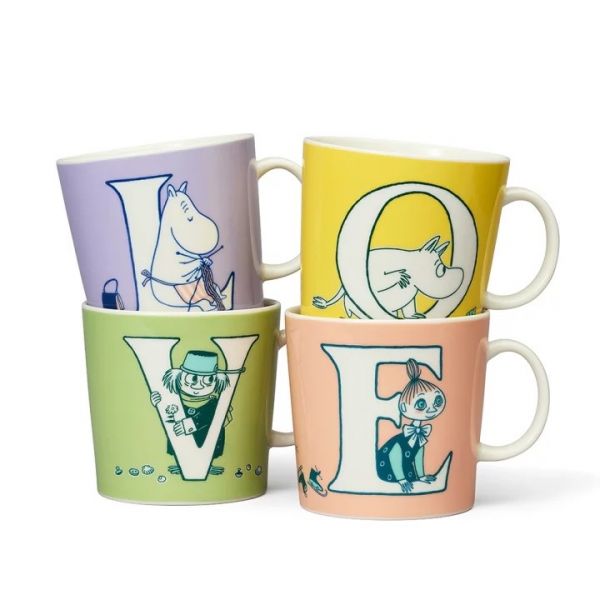 ARABIAxMoomin 嚕嚕米家族字母馬克杯系列 