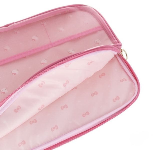 sun-star Kitty刺繡平板文件收納包(粉) 