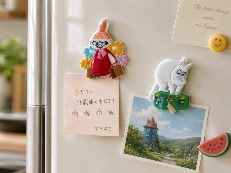 sun star Moomin立體造型樹脂磁鐵 