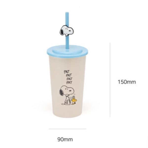 Garden 史努比吸管水杯2入組 