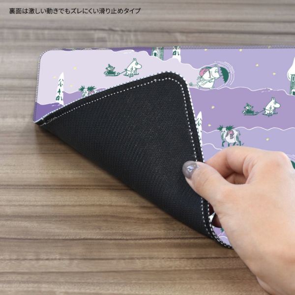 MOOMIN 冬季雪景滑鼠墊桌墊 