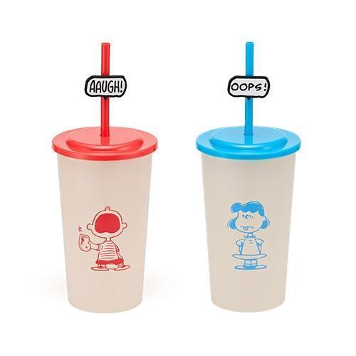 Garden 史努比吸管水杯2入組 