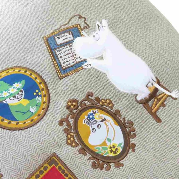 丸真 刺繡moomin多角色相框手提包 