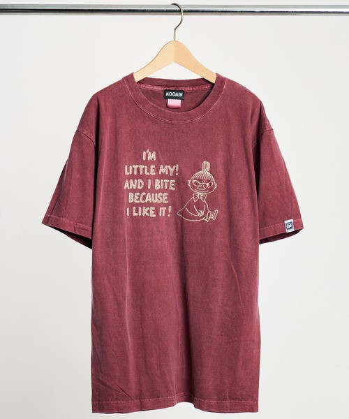 Moomin 角色手染刺繡T恤 