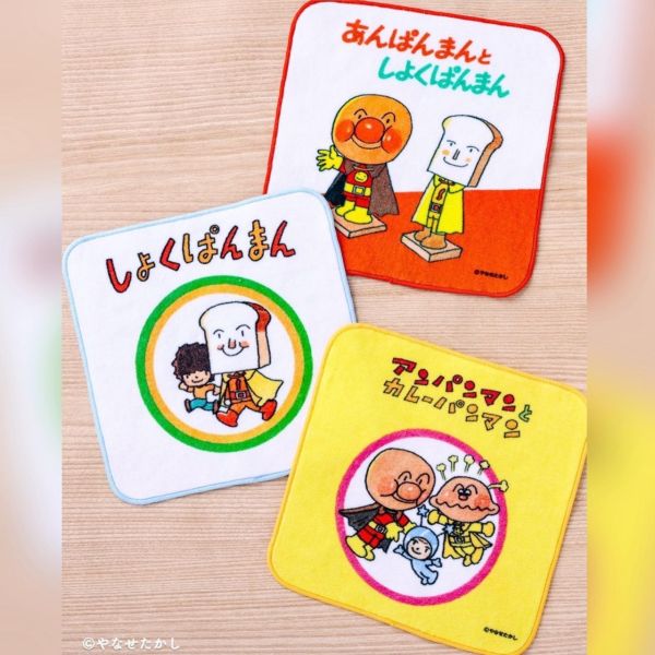 麵包超人博物館限定 迷你繪本系列手帕組 