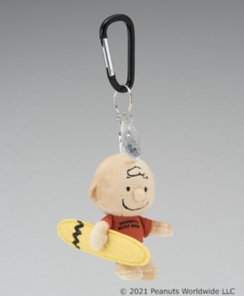 SNOOPY'S SURF SHOP x PEANUTS 史努比 阪急限定款 衝浪玩偶登山扣 