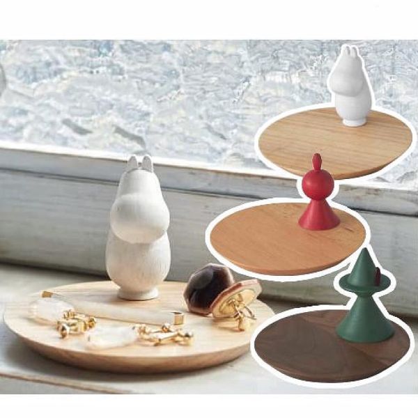 moomin 天然木製首飾盤 (三款) 
