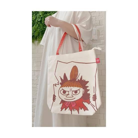 MOOMIN｜小美破框造型拉鍊托特包 