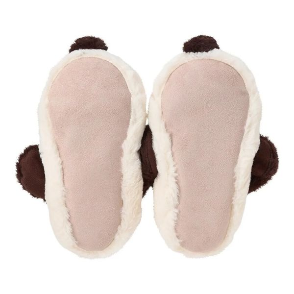 史努比大頭立體造型毛絨居家拖鞋 