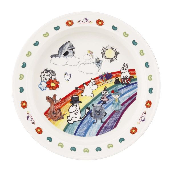 MOOMIN 公益彩虹陶瓷餐盤 