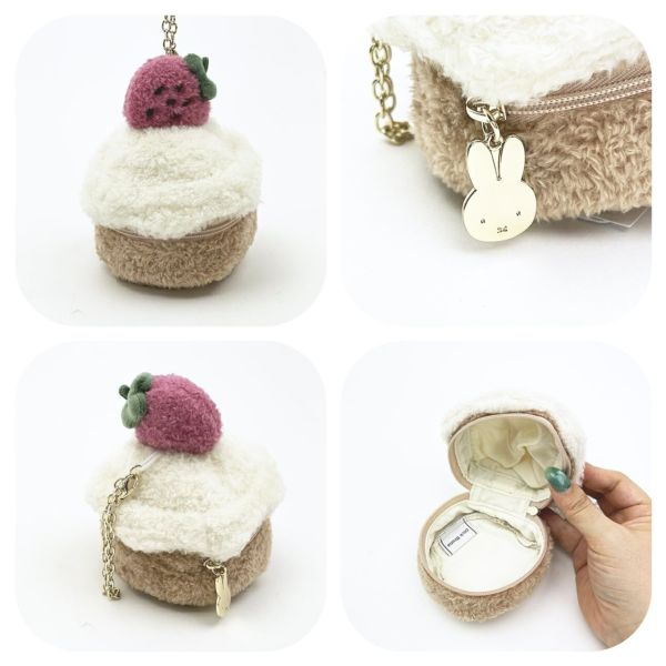 MIFFY 草莓蛋糕造型收納包掛飾 