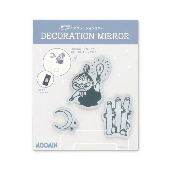 MOOMIN 小不點＆史丁奇 裝飾小鏡子三件組 