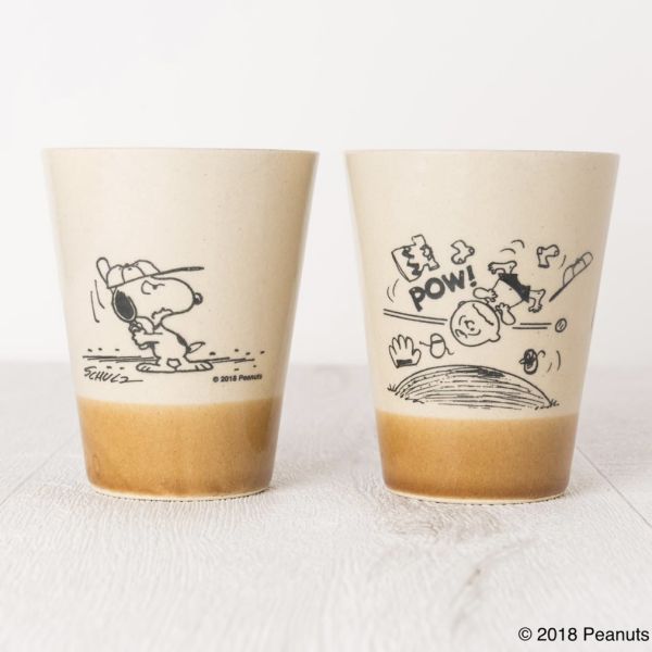 Mashico x Peanuts 史努比70年代益子燒茶杯(三款) 