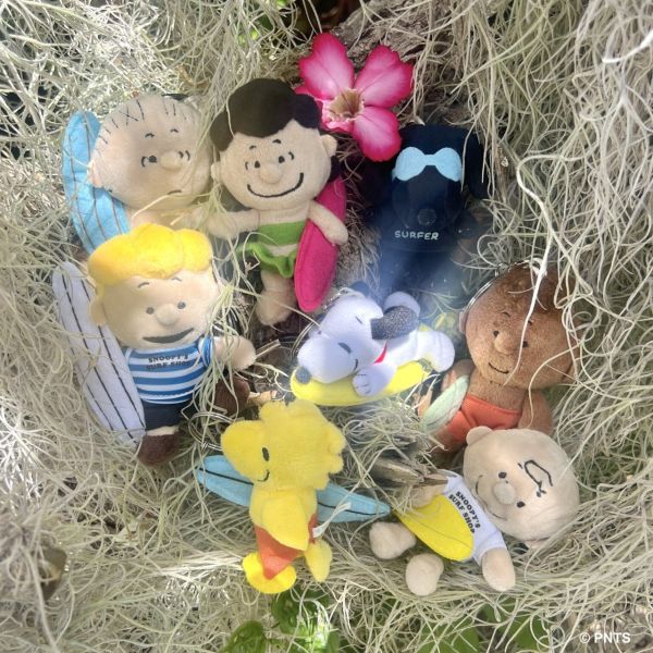 SNOOPY'S SURF SHOP x PEANUTS 衝浪玩偶登山扣 