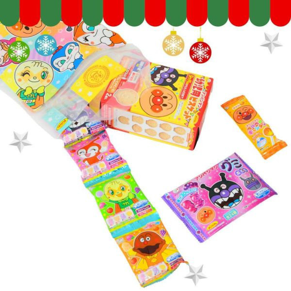 fujiya 麵包超人和朋友綜合餅乾夾鏈袋 