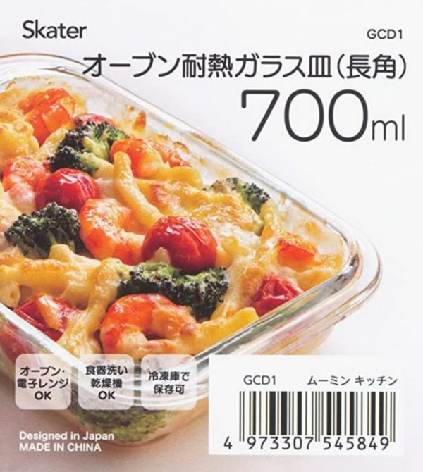 SKATER x MOOMIN 耐熱玻璃烤盤 