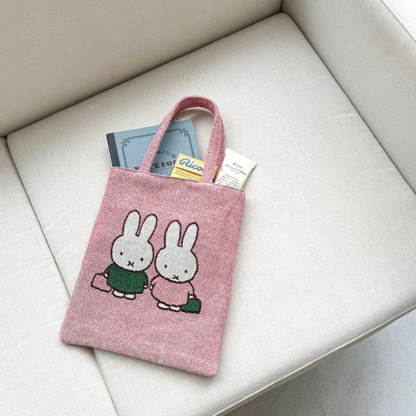 Dick Bruna 米菲時尚緹花編織手提包 