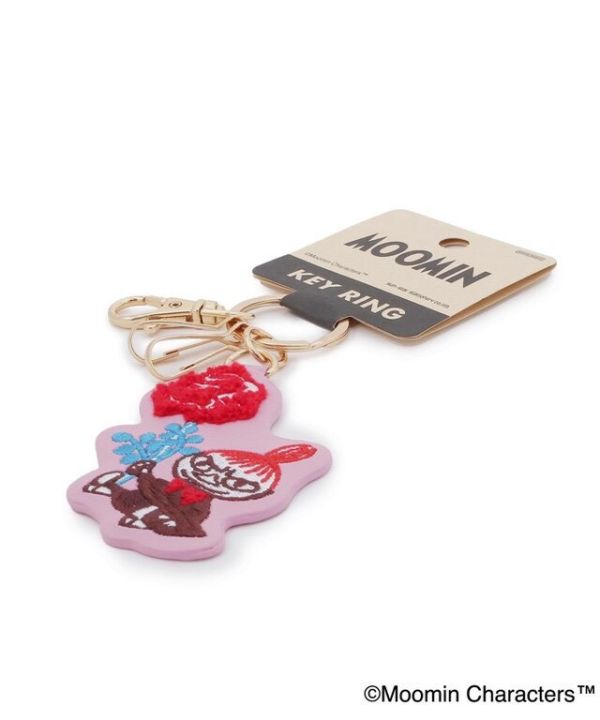 Moomin 刺繡鑰匙圈吊飾 