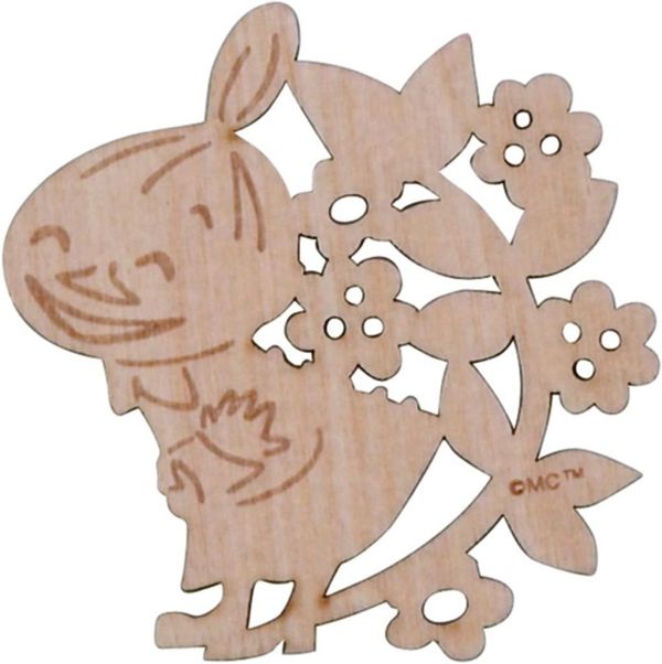 moomin 嚕嚕米天然木雕杯墊 