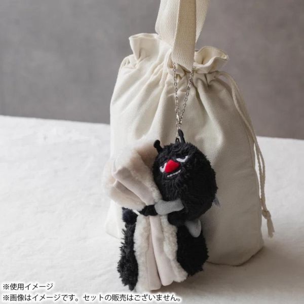 MOOMIN｜阿丁(stinky)絨毛圍巾夾吊飾 