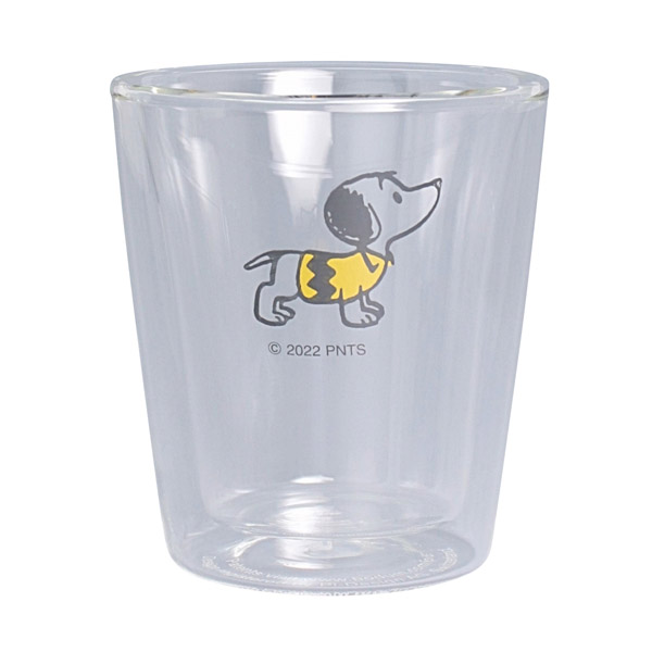 Peanuts LIFE&TIMES BODUM 限定版 耐熱雙層玻璃對杯組 