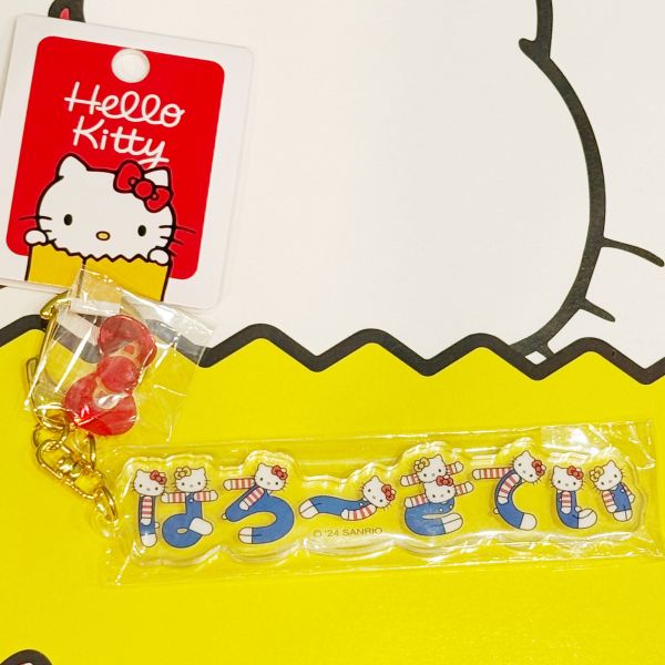 Hello Kitty X 東京國立博物館 特展壓克力字母吊飾 