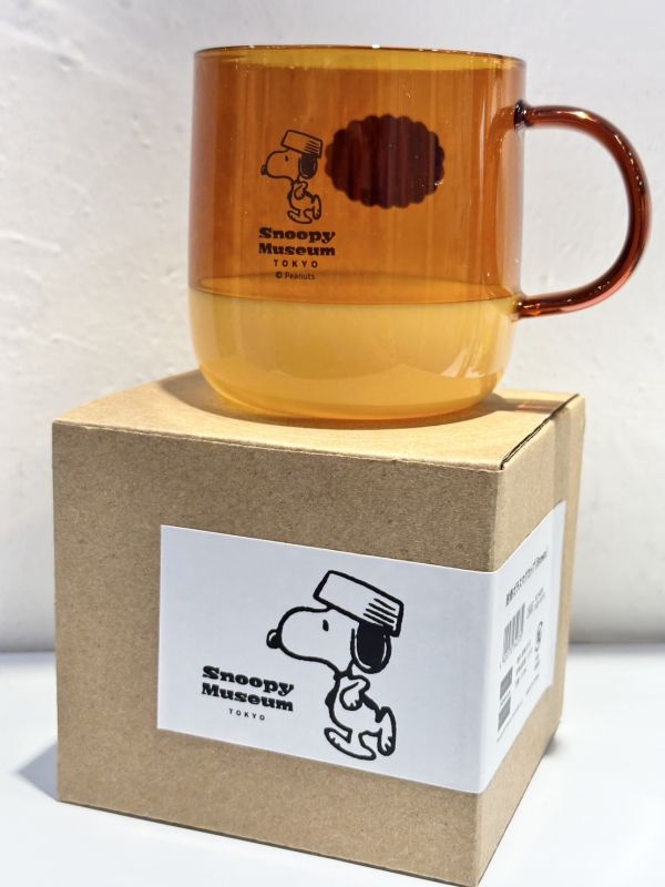 SNOOPY MUSEUM TOKYO X Amabro 耐熱玻璃杯 
