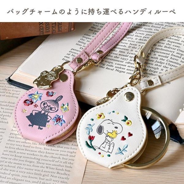 史努比 小不點 滑蓋式手持放大鏡掛飾 