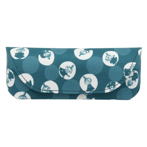 Moomin 春季花卉、圓點 時尚眼鏡盒 