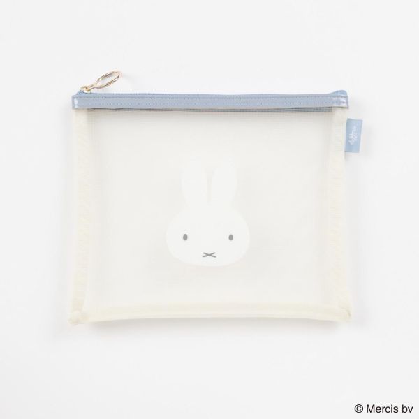 fab 米菲/boris漆皮網狀扁平收納包 