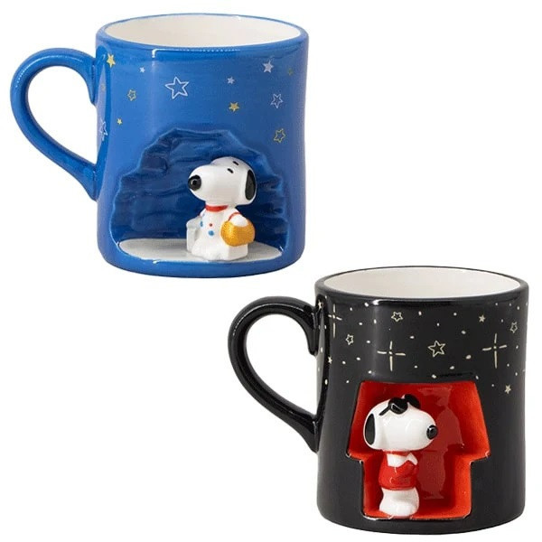 SNOOPY 星空立體馬克杯 (兩款) 