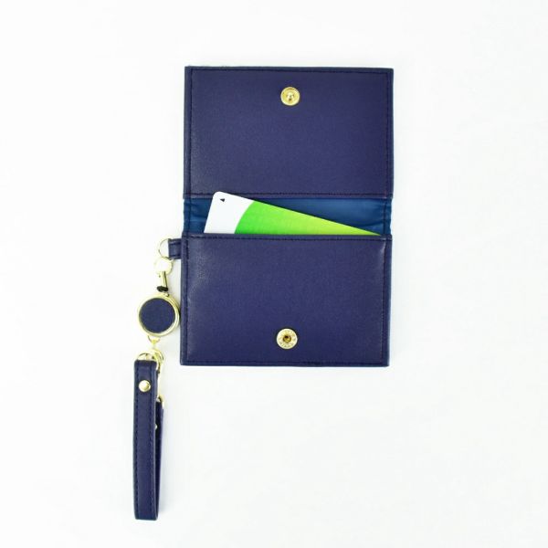 SNOOPY 歐拉夫格紋伸縮票卡夾 