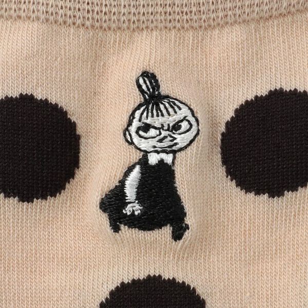 MOOMIN Little My 圓點刺繡中筒襪 