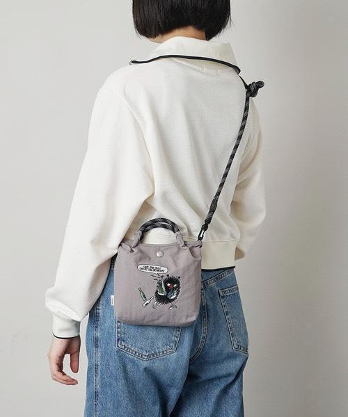 T-TWO-O 阿丁刺繡角色 2WAY 輕量迷你肩背包／手機包 (S) 