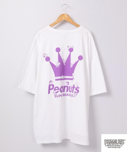 PEANUTS 紫色皇冠夢想T 