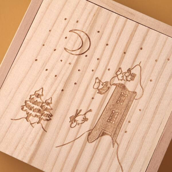 Moomin 聖誕限定木盒點心組 