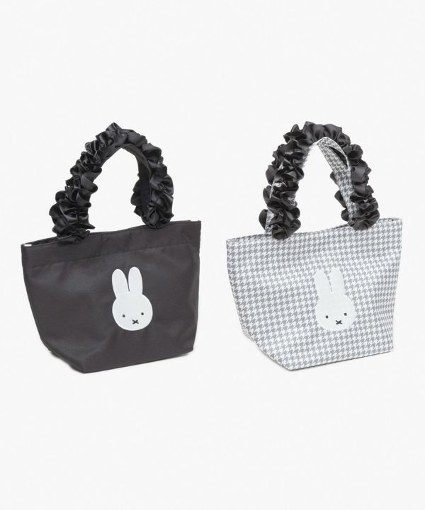 Miffy刺繡荷葉邊手把提包 