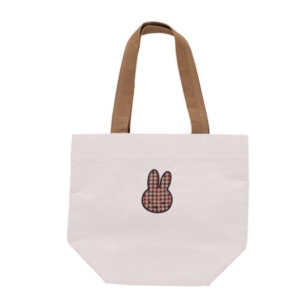 Miffy 千鳥格迷你托特包 