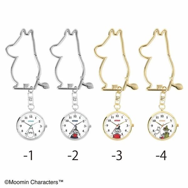 Moomin 造型登山扣吊掛錶/懷錶 