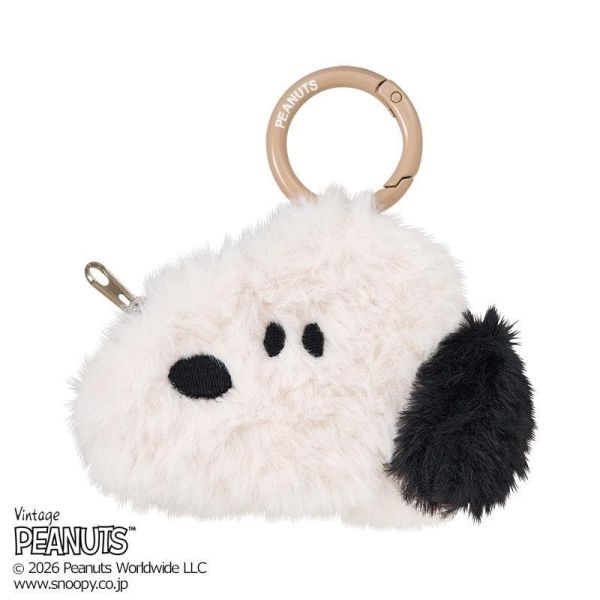 PEANUTS 毛絨吊飾收納購物袋 S 