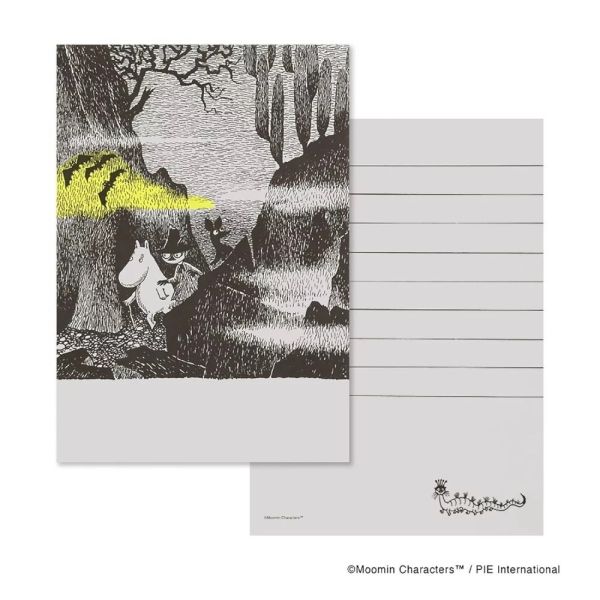 MOOMIN《ムーミンの物語》小說中的幻想插畫信紙集 